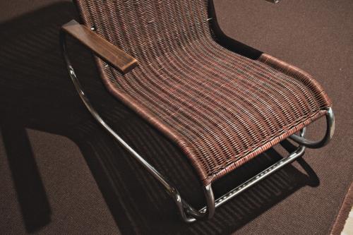 Garden chair designed by Eric Dieckmann. Photo Johannes Schwartz